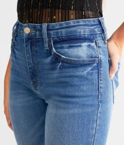 Jeans|Bottoms | KanCan Signature High Rise Cropped Straight Stretch Jean Aurora