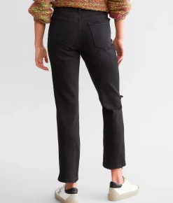Jeans|Bottoms | Flying Monkey High Rise Cropped Straight Stretch Jean Amply