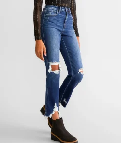 Jeans|Bottoms | Flying Monkey High Rise Cropped Straight Stretch Jean Reassurance