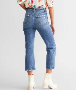 Flying Monkey High Rise Cropped Straight Stretch Jean Felicitate Online