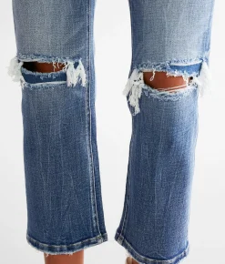 Flying Monkey High Rise Cropped Straight Stretch Jean Felicitate Online