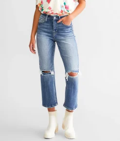 Flying Monkey High Rise Cropped Straight Stretch Jean Felicitate Online