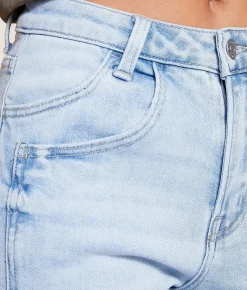Flying Monkey High Rise Cropped Wide Leg Stretch Jean Wild Horses New