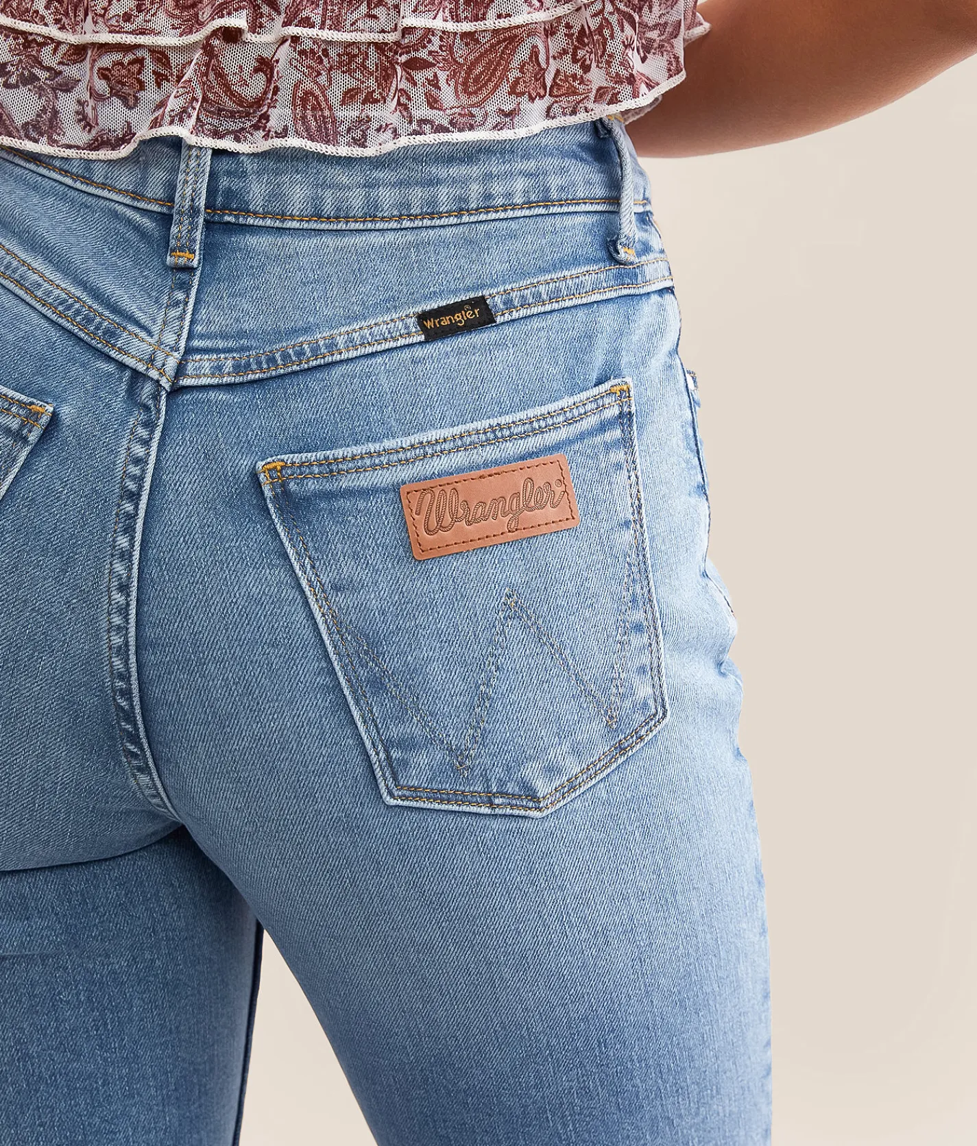 Jeans|Bottoms | Wrangler® High Rise Flare Jean In Trance