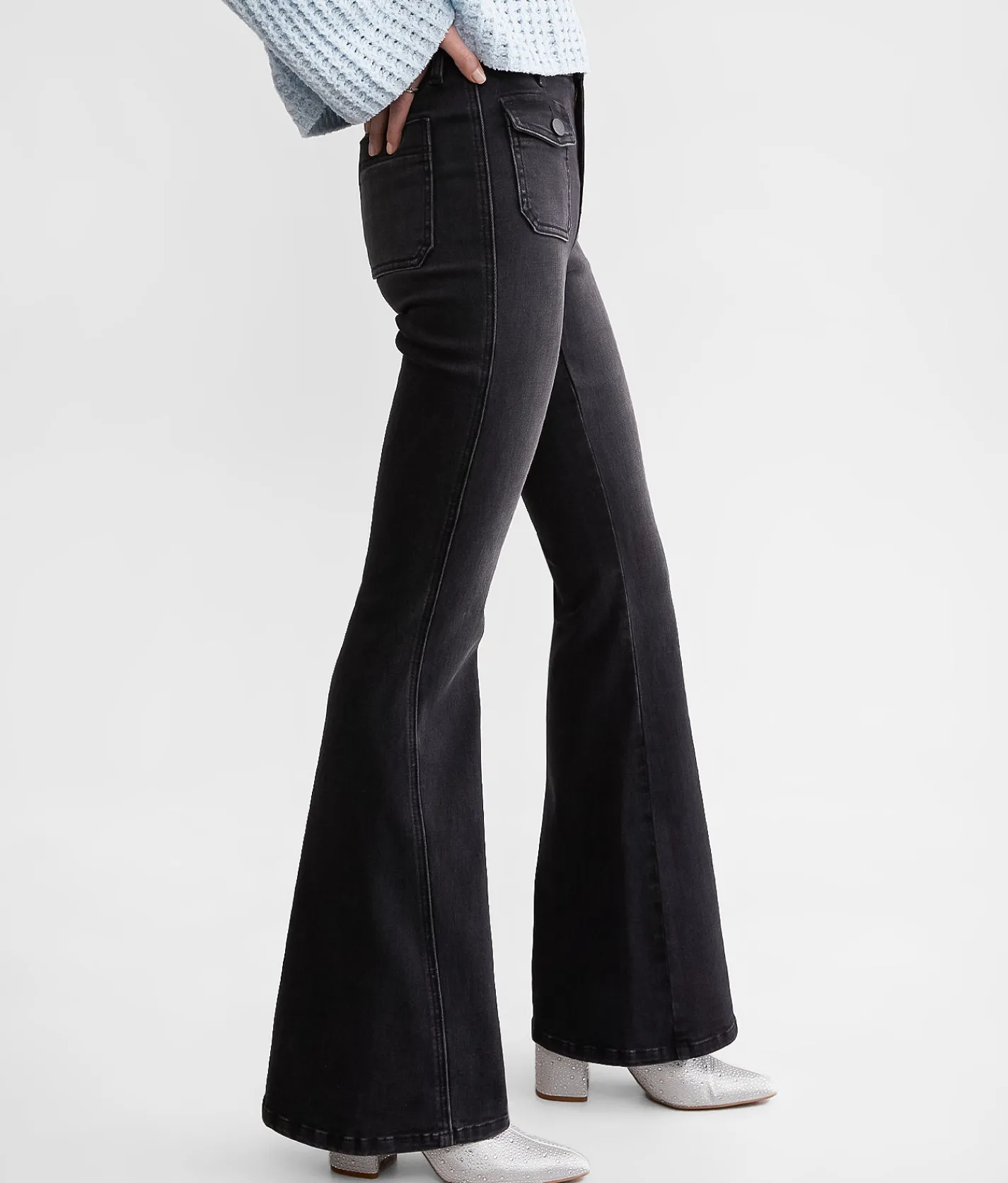 Jeans|Bottoms | Flying Monkey High Rise Flare Stretch Jean Reaffirm