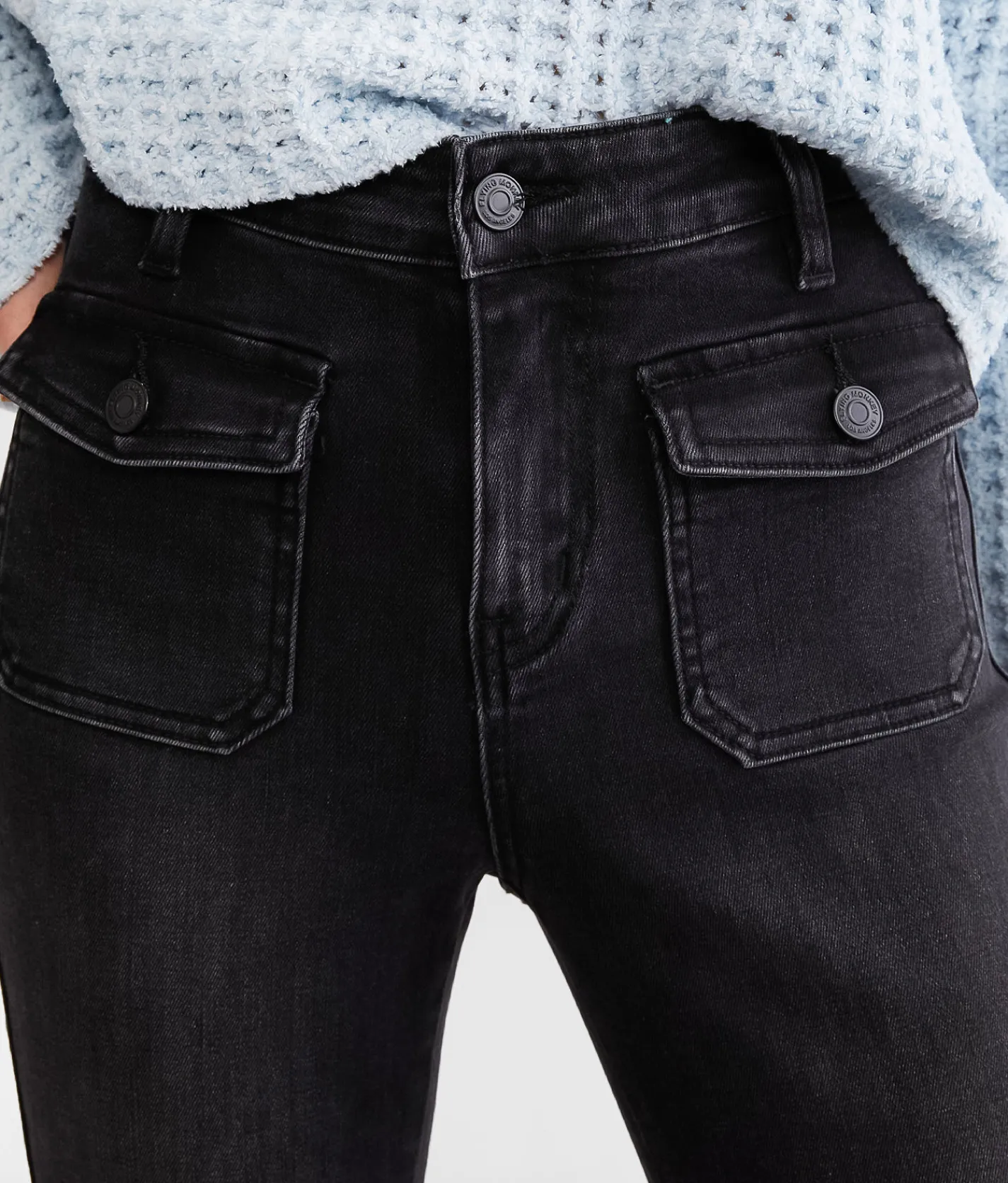 Jeans|Bottoms | Flying Monkey High Rise Flare Stretch Jean Reaffirm