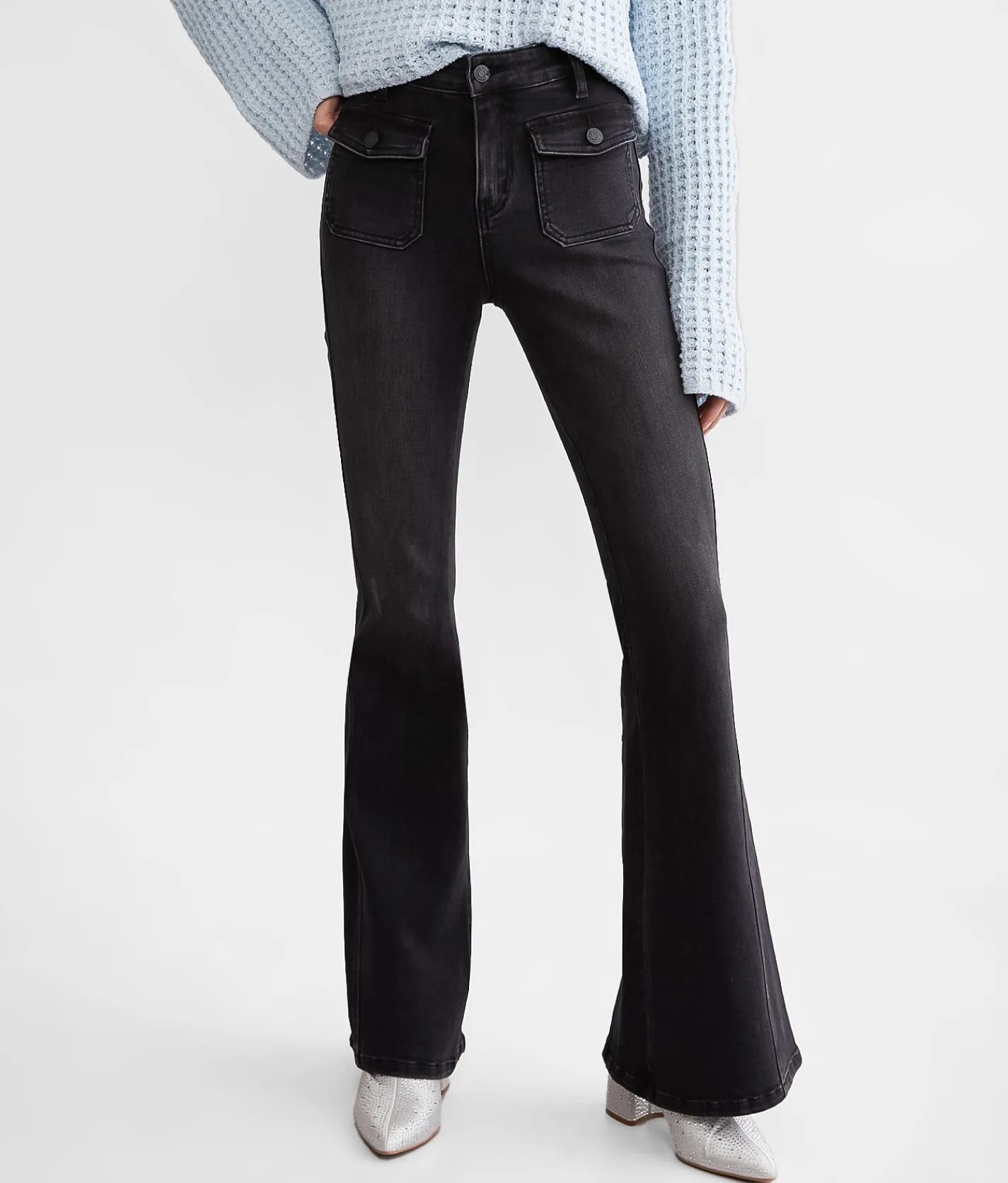 Jeans|Bottoms | Flying Monkey High Rise Flare Stretch Jean Reaffirm