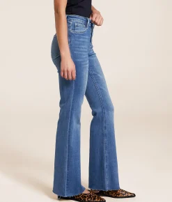 Lovervet High Rise Flare Stretch Jean Well-Run Discount
