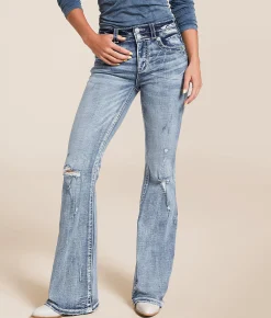 Miss Me High Rise Flare Stretch Jean M1077 Sale