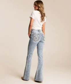 Miss Me High Rise Flare Stretch Jean L326 Clearance