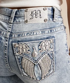 Miss Me High Rise Flare Stretch Jean L326 Clearance