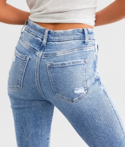 Jeans|Bottoms | Flying Monkey High Rise Flare Stretch Jean Desirous