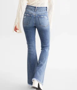 Jeans|Bottoms | Flying Monkey High Rise Flare Stretch Jean Mini Tillie