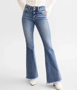 Jeans|Bottoms | Flying Monkey High Rise Flare Stretch Jean Mini Tillie