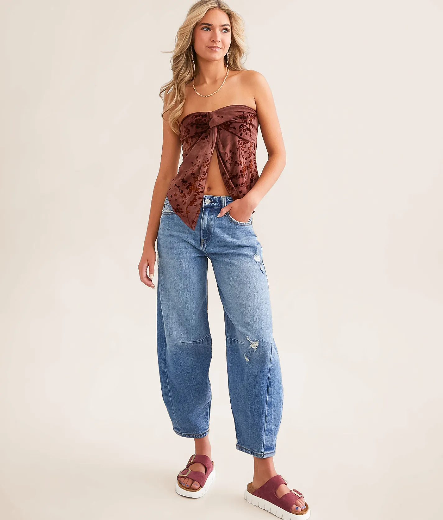 Jeans|Bottoms | KanCan Signature High Rise Horseshoe Stretch Jean Medium