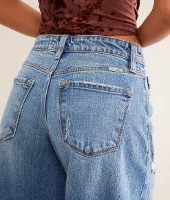 KanCan Signature High Rise Horseshoe Stretch Jean Medium Hot