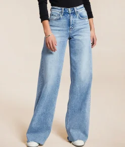 Flying Monkey High Rise Icon Wide Leg Stretch Jean Adroit
