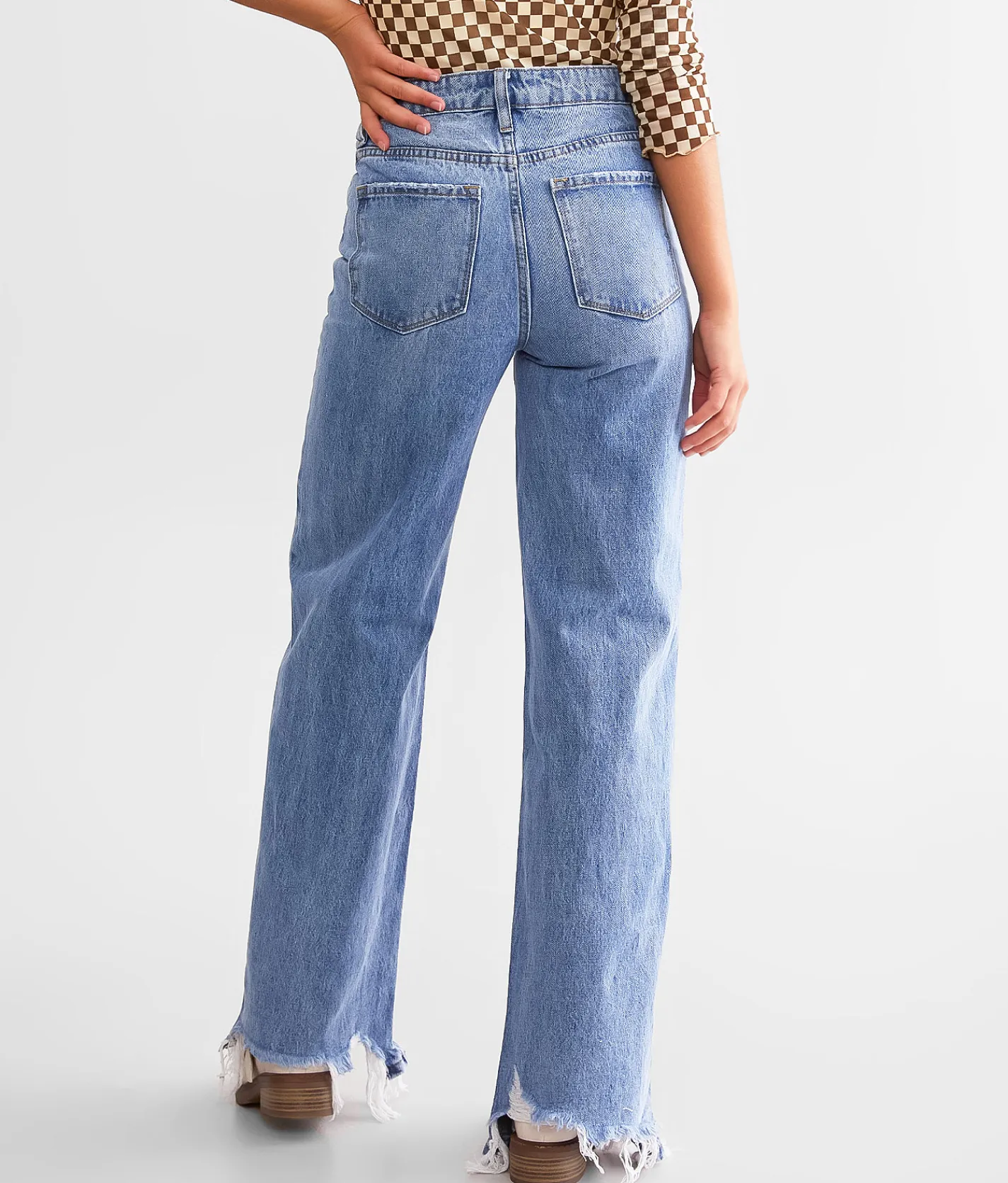 Flying Monkey High Rise Loose Jean Rock Rose Outlet