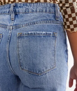 Flying Monkey High Rise Loose Jean Rock Rose Outlet