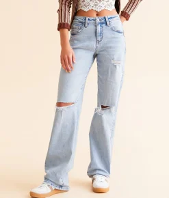 Jeans|Bottoms | Flying Monkey High Rise Loose Stretch Jean Foresight