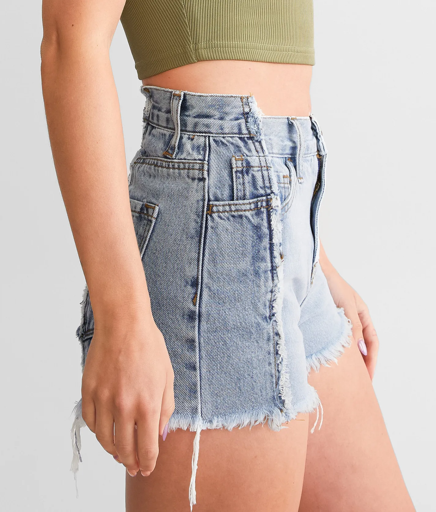 Bottoms|Shorts | Flying Monkey High Rise Short Futurestic