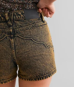 Sterling & Stitch High Rise Short Overdye Black Online