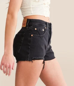Levi's® 501 High Rise Short Lunar Black Discount
