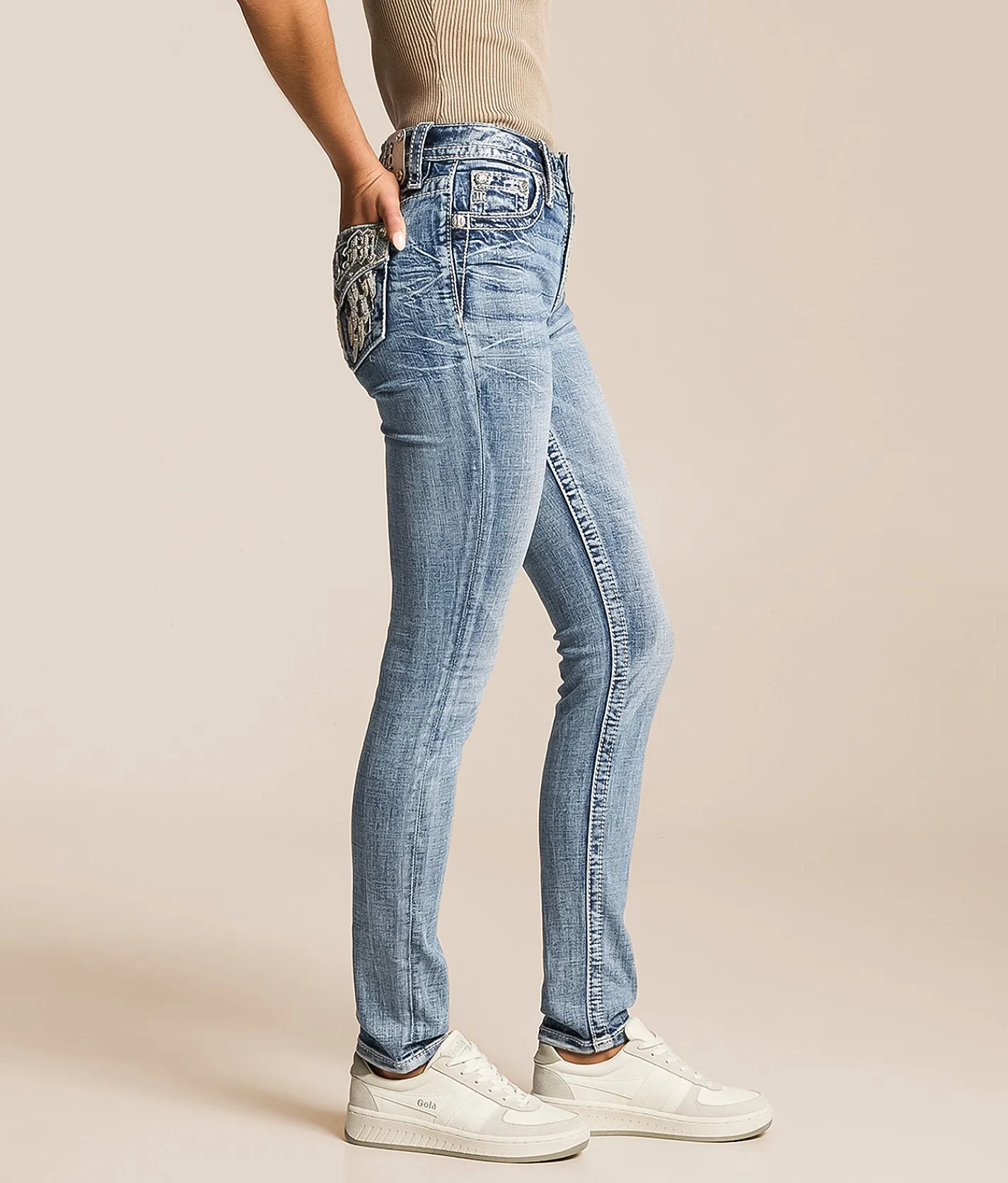 Jeans|Bottoms | Miss Me High Rise Skinny Stretch Jean M383