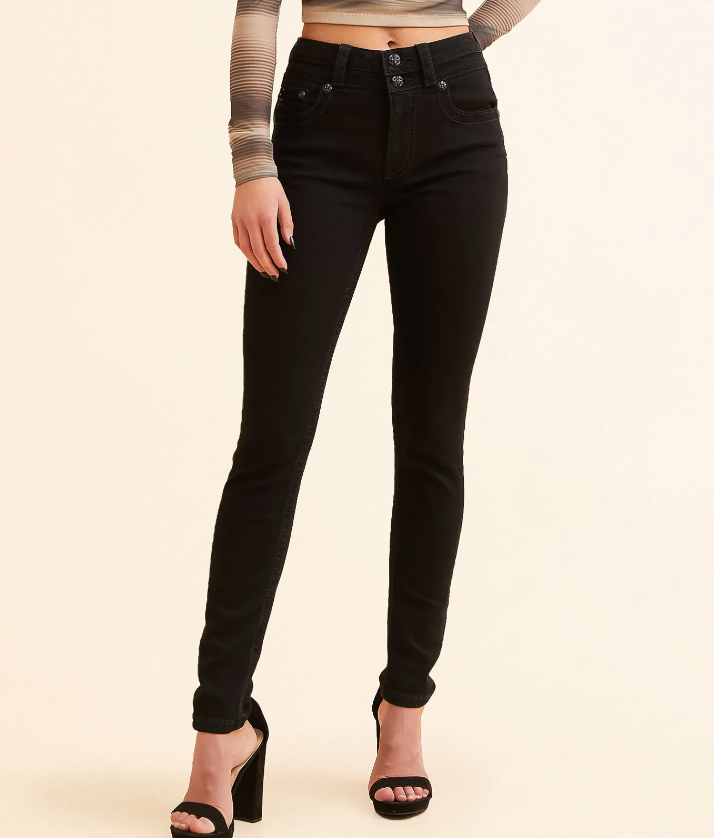Jeans|Bottoms | Miss Me High Rise Skinny Stretch Jean B01