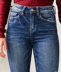 Jeans|Bottoms | Flying Monkey High Rise Slim Straight Stretch Jean Chicory