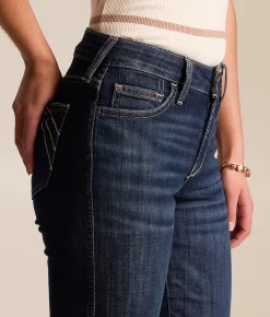 Bottoms | Ariat High Rise Slim Trouser Stretch Jean Plumas