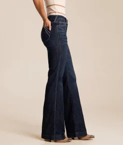 Bottoms | Ariat High Rise Slim Trouser Stretch Jean Plumas