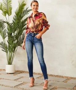 Jeans|Bottoms | KanCan Signature High Rise Split Ankle Skinny Jean Libby