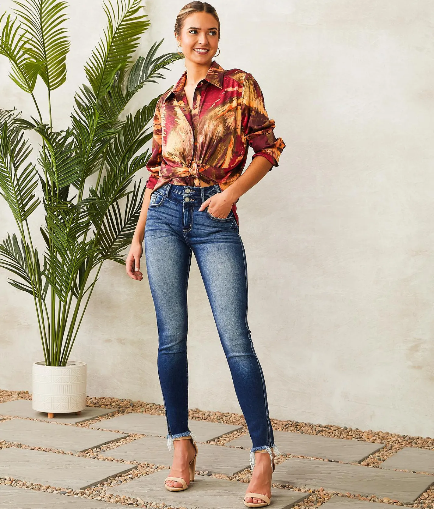 Jeans|Bottoms | KanCan Signature High Rise Split Ankle Skinny Jean Libby