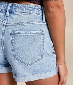Bottoms|Shorts | Flying Monkey High Rise Stretch Cuffed Short Vital Charm