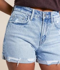 Bottoms|Shorts | Flying Monkey High Rise Stretch Cuffed Short Vital Charm