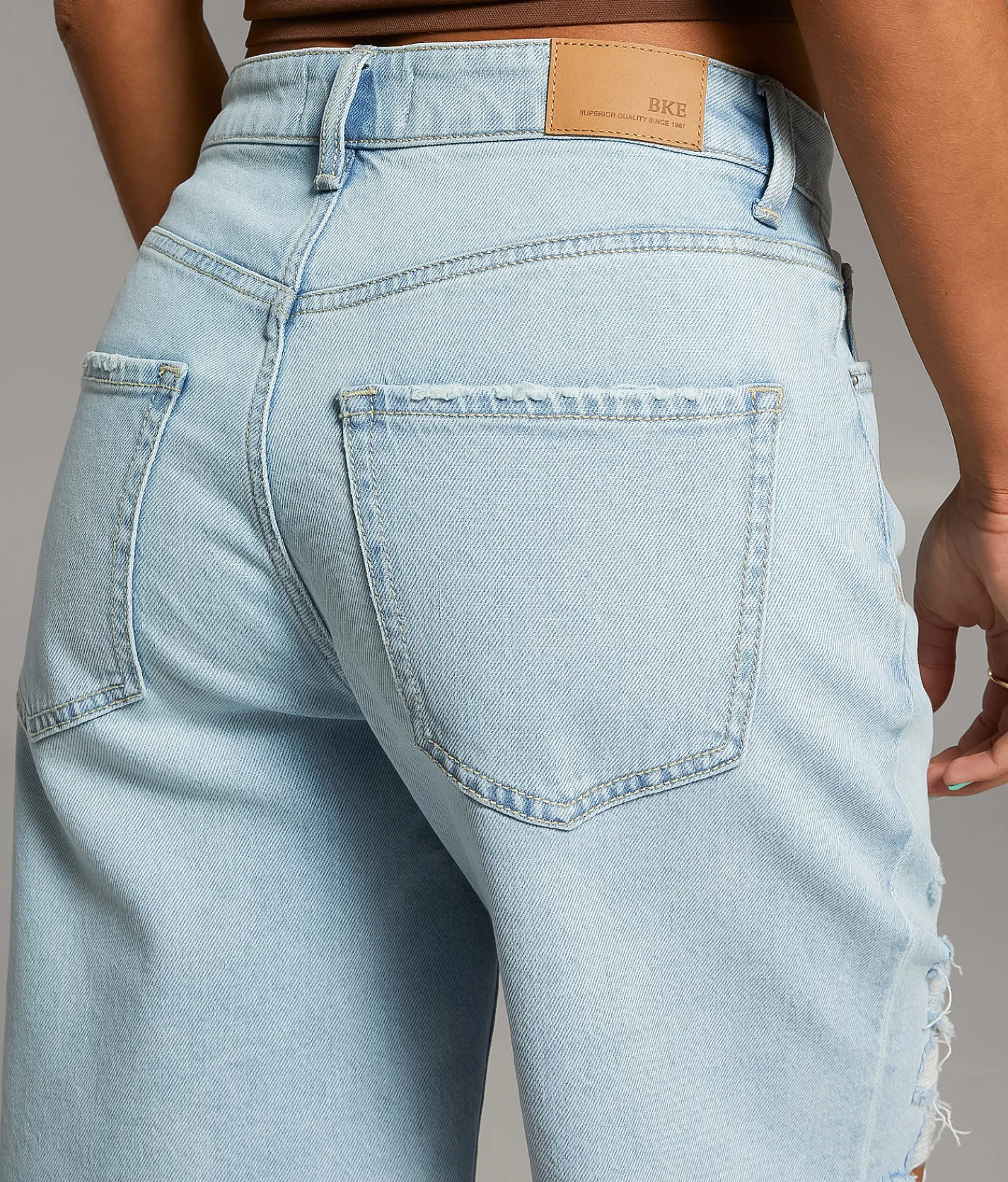 Bottoms|Shorts | BKE High Rise Stretch Jort Delmoe