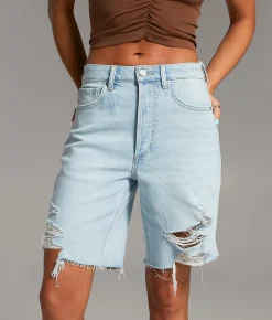 Bottoms|Shorts | BKE High Rise Stretch Jort Delmoe