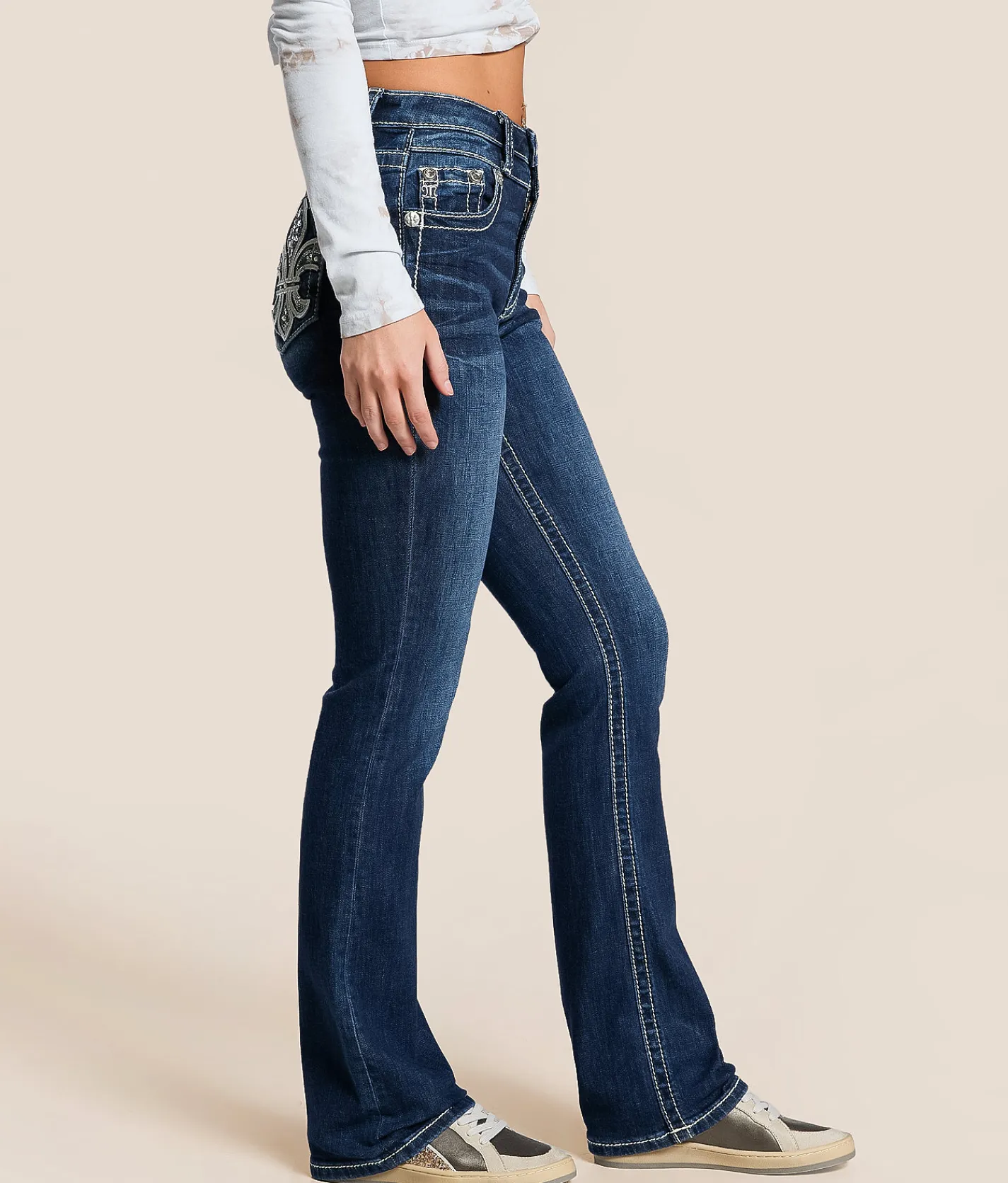 Jeans|Bottoms | Miss Me High Rise Tailored Boot Stretch Jean D1062