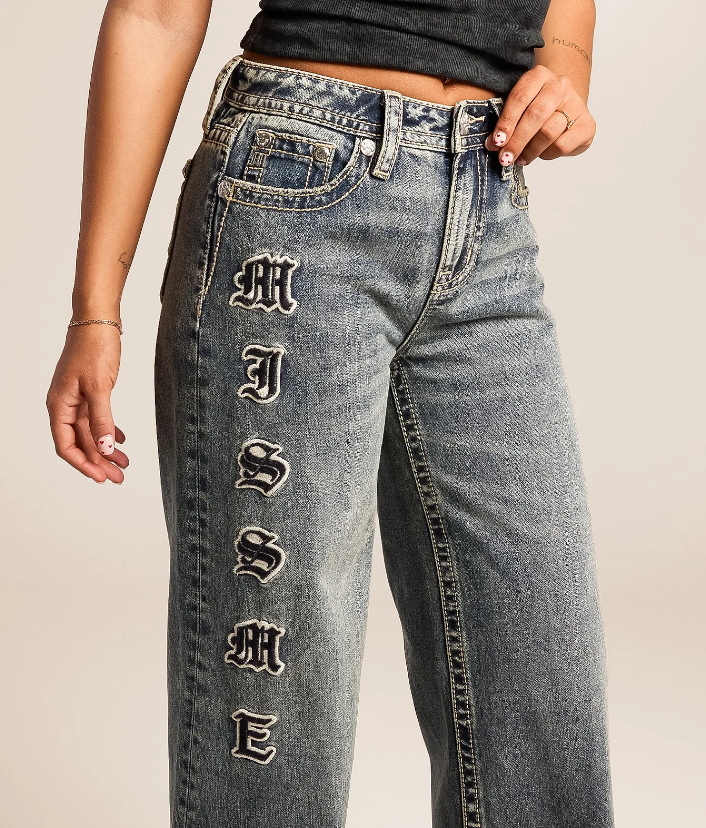 Jeans|Bottoms | Miss Me High Rise Wide Leg Jean V175