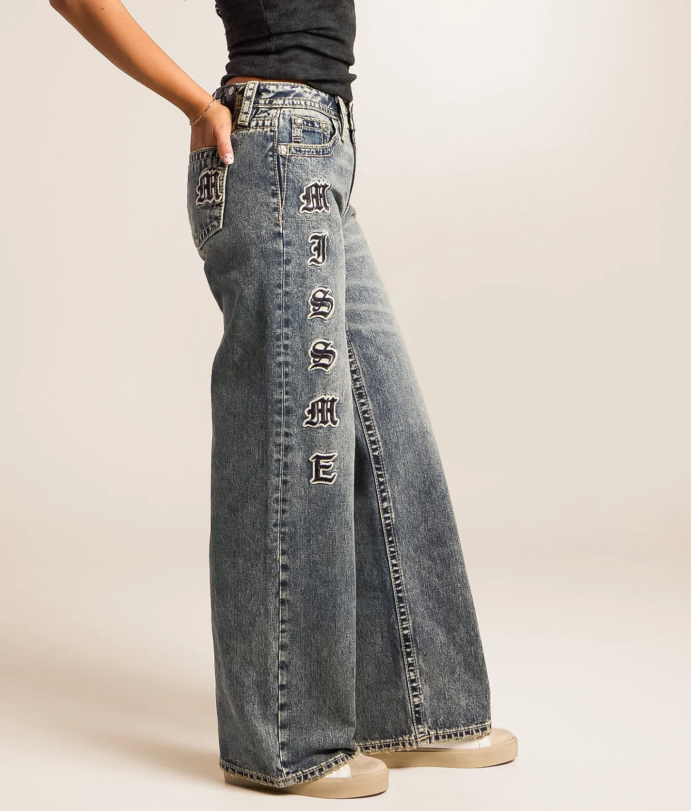 Jeans|Bottoms | Miss Me High Rise Wide Leg Jean V175