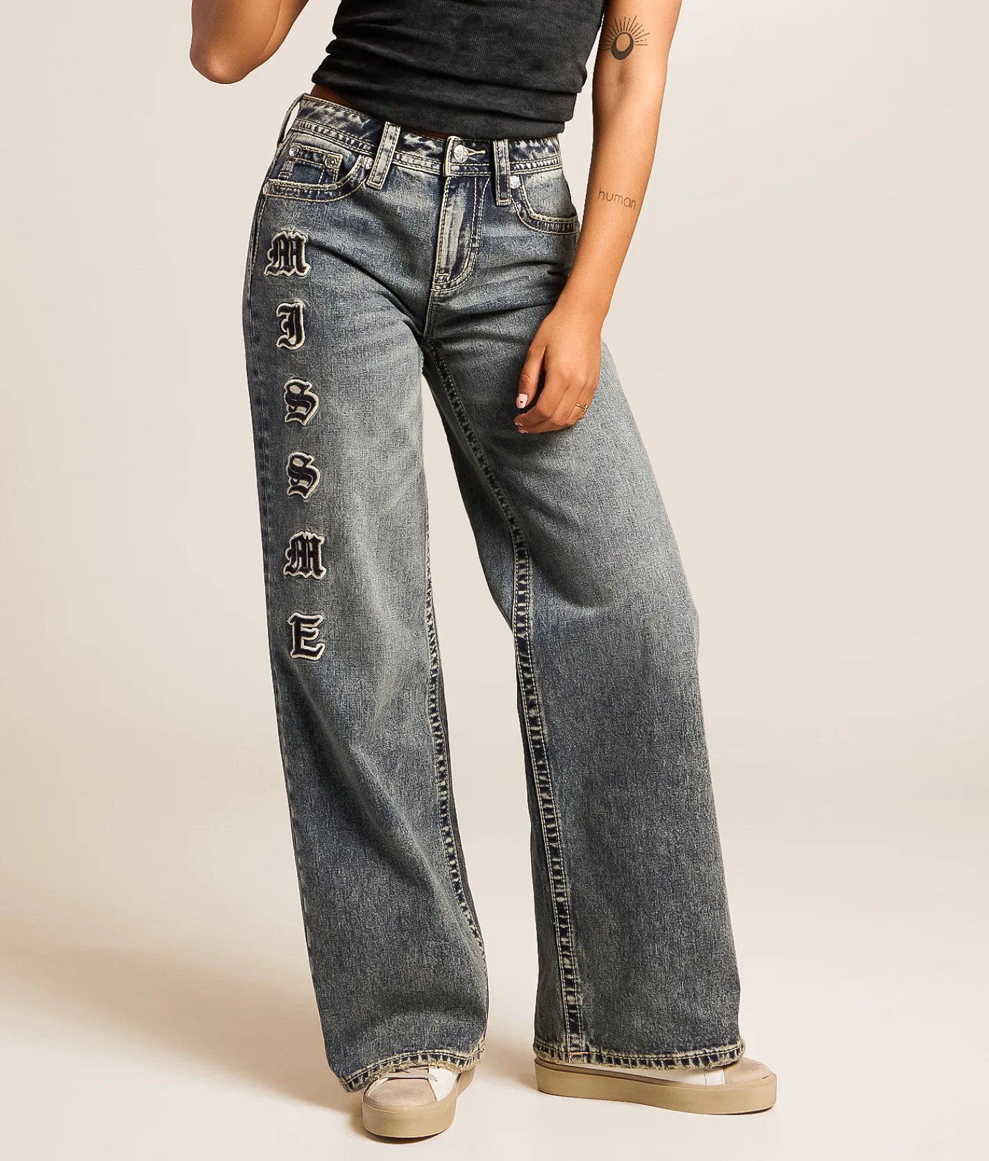 Jeans|Bottoms | Miss Me High Rise Wide Leg Jean V175