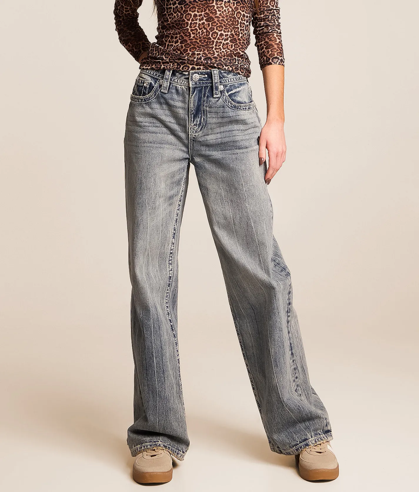 Jeans|Bottoms | Miss Me High Rise Wide Leg Jean M1100
