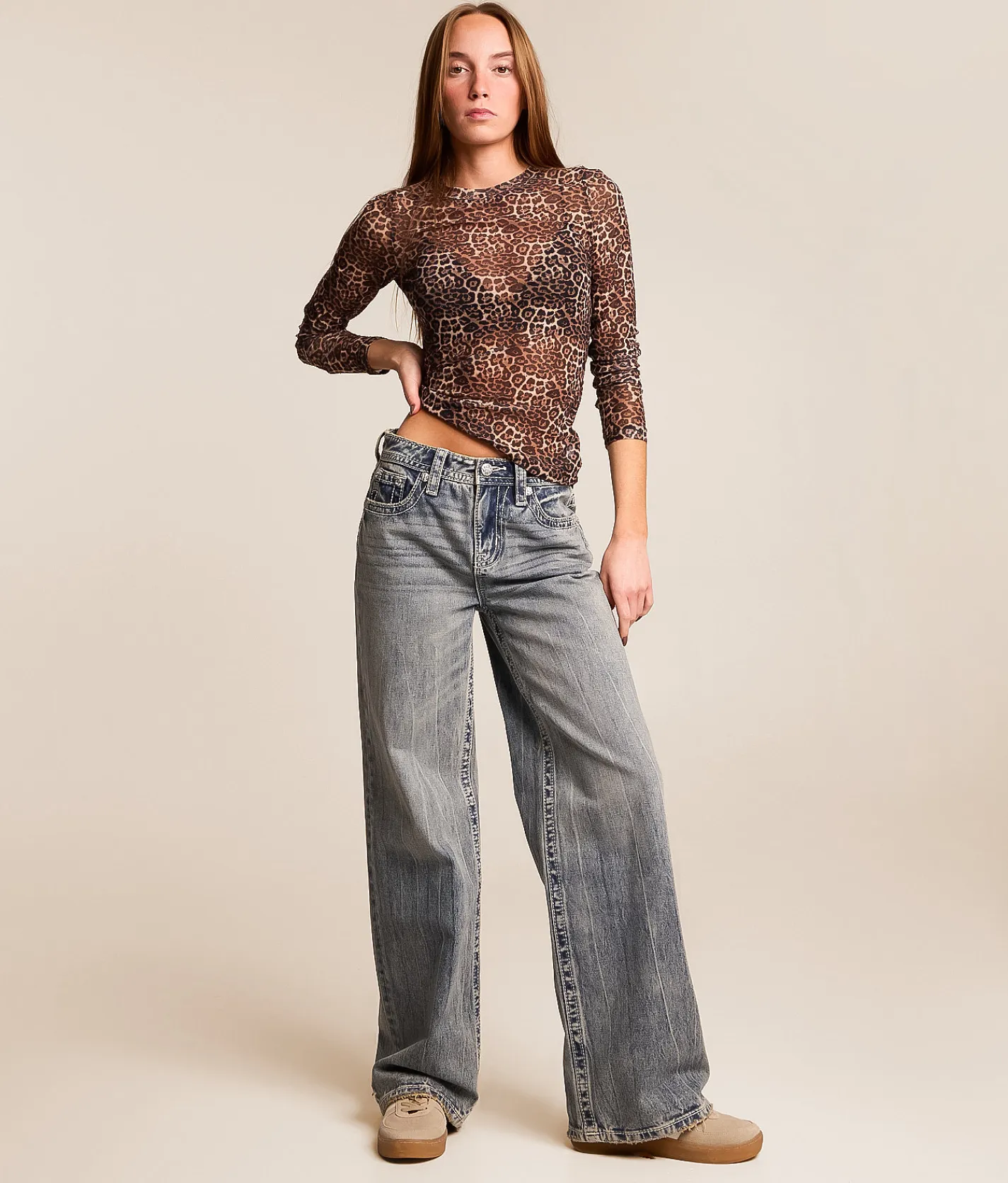 Jeans|Bottoms | Miss Me High Rise Wide Leg Jean M1100