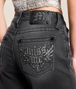Miss Me High Rise Wide Leg Stretch Jean G33 Best