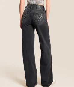 Miss Me High Rise Wide Leg Stretch Jean G33 Best