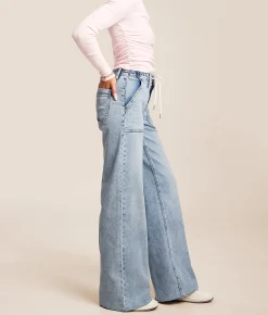 Jeans|Bottoms | Flying Monkey High Rise Wide Leg Stretch Jean Clearly