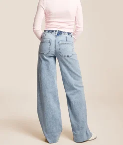 Jeans|Bottoms | Flying Monkey High Rise Wide Leg Stretch Jean Clearly