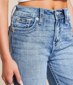 Miss Me High Rise Wide Leg Stretch Jean M383 Outlet