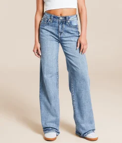 Miss Me High Rise Wide Leg Stretch Jean M383 Outlet